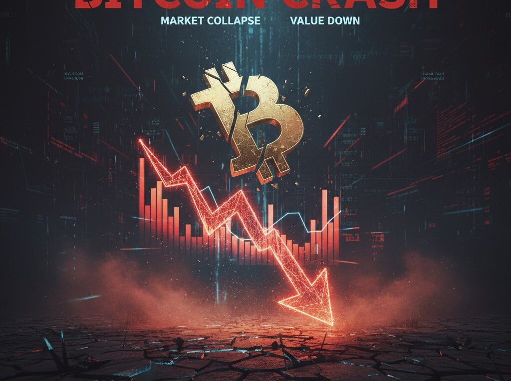 Падение биткоина